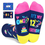 Birthday Gifts for 11 12 Year Old Girls Boys, Socks for Tween Girls Boys