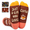 Funny Crazy Gifts for Teen Girls, Coffee Gifts Socks for Coffee Lovers, Drinking Gifts Drink Lover Gifts，Stocking Stuffers for Women