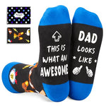 Gifts For Dad From Daughter Son, Unique Fathers Day Gift Ideas, Fathers Day Socks Funny Dad Socks