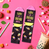 Funny Crazy Boba Gifts Socks for Teen Girls Boys, Kawaii Boba Bubble Milk Tea Gifts Boba Lover Drinker Gifts for Women Men, Cute Boba Socks