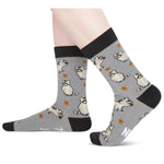 HAPPYPOP Raccoon Gift Ideas for Men Boys - Racoon Socks, Racoon Stuff for Women Teen Girls, Animal Socks, Christmas Stocking Stuffers