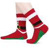 HAPPYPOP Christmas Socks Santa Socks for Women Men - Holiday Socks for Teens, Xmas Stocking with Greeting Card