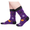 Halloween Socks Spooky Gifts For Boys Girls; Fun Halloween Pumpkin Gifts for Kids 10-12 Years Old, 2 Pack