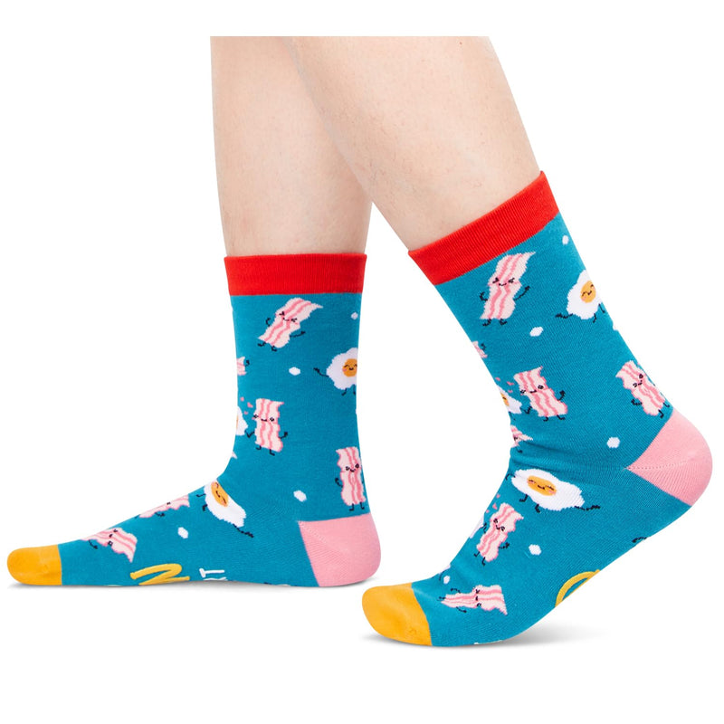 Baon Gifts Bacon Socks Men Women, Meat Lovers Gifts Meat Gifts, Stocking Suffers for Men Women