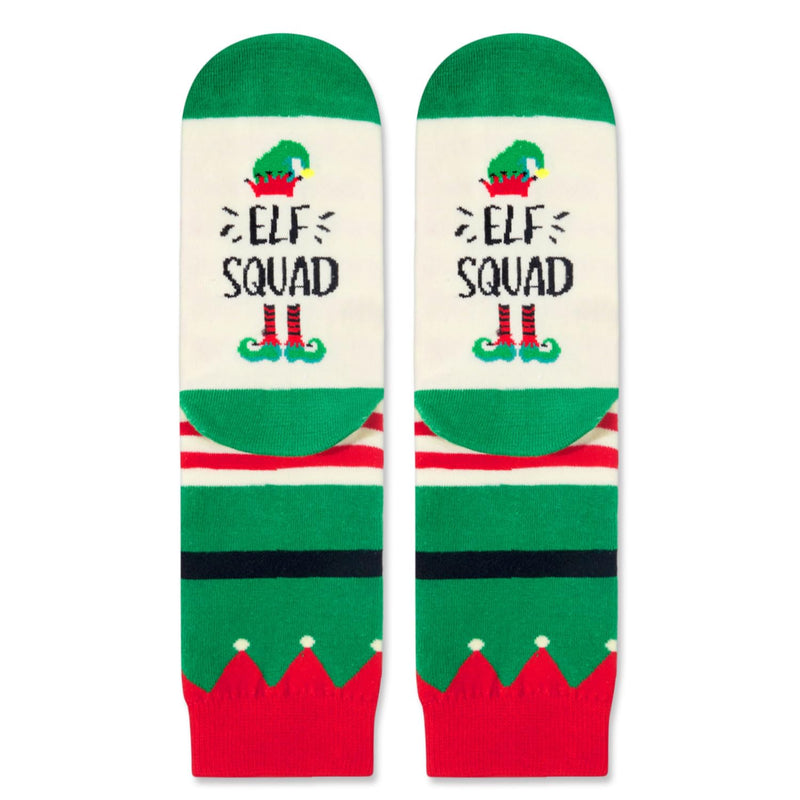 Christmas Gifts Stocking Socks for Kids - Elf Socks Elf Stockings for Boys Girls 7-9 Years