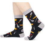 HAPPYPOP Chef Gifts for Men Women Baker, Cooking Gifts Baking Gifts, Pastry Gifts For Baker, Unisex Chef Socks Cooking Socks Baking Socks