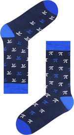 Men funny math socks, ideal for male math teachers, science teachers, math lovers, college and high school students, physicists, mathematicians, accountants, and actuaries.