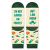 Vegan Gifts Ideas Socks - Vegetarian Gifts Men Women Vegan Socks, Vegetable Socks for Her Him