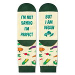 Vegan Gifts Ideas Socks - Vegetarian Gifts Men Women Vegan Socks, Vegetable Socks for Her Him