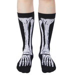 Halloween Gifts Ideas for Kids - Halloween Socks Spooky Gifts for Boys Girls, Knee Skeleton Socks for Kids Horror Socks