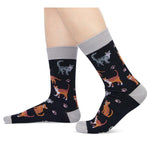 Funny Cat Dad Gifts for Men - Cat Gifts for Cat Lovers, Fun Cat Socks for Men Boys Daddy Him Husband