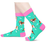 Beagle Socks for Women Men - Crazy Beagle Gifts for Beagle Lovers, Dog Gifts for Dog Lovers