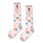 Jane Austen Gifts Literary Gifts for Teen Girls, Book Lover Gifts Reading Gifts for Readers, Funny Jane Austen Socks for Women