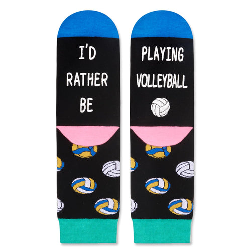 Volleyball Gifts For Boys Girls Kids, Funny Novelty Volleyball Kids Boys Girls Socks