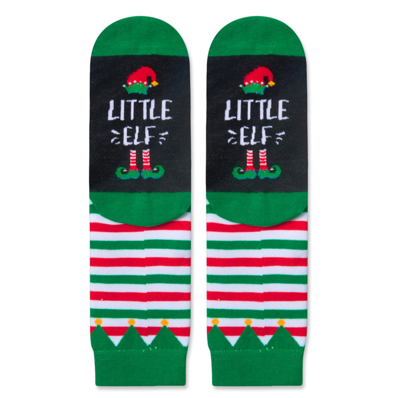 Christmas Gifts Stocking Socks for 7-9 Years Old Kids - Elf Gifts Little Elf Socks for Boys Girls