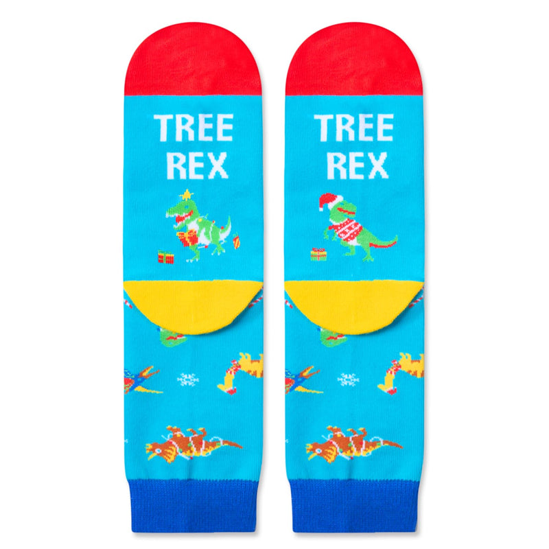 Christmas Gifts Stocking Socks For Boys Girls - Elf Socks Dinosaur Snowman Socks For Kids