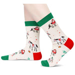 Christmas Gift Ideas for 10-12 Year old Kids - Green Christmas Stockings Secret Santa Socks Xmas Stocking Stuffers for Horse Lover