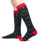 Christmas Gifts Stocking Socks For Boys Girls - Knee High Light Up Socks Stocking Stuffers For Kids 2-3 Years