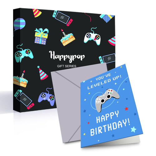 HAPPYPOP 17th Birthday Gifts Ideas for Boys - Socks for Teenager Boy Girl Age 17, Awesome Since 2008 Birthday Presents with Greeting Card for 17 Year Old