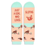 Animal Lover Gifts for Women Girls - Funny Sloths ocks, Christmas Gifts