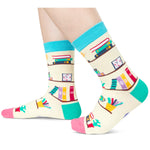 Book Lover Gifts Ideas - Socks for Writers Authors, I’M Reading Writing Gifts for Women Men