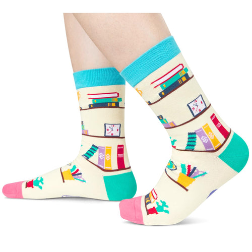 Book Lover Gifts Ideas - Socks for Writers Authors, I’M Reading Writing Gifts for Women Men