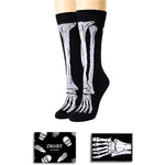 Halloween Gifts Ideas for 2-3 Years Old Kids - Halloween Socks Spooky Gifts for Boys Girls, Knee Skeleton Socks for Kids Horror Socks