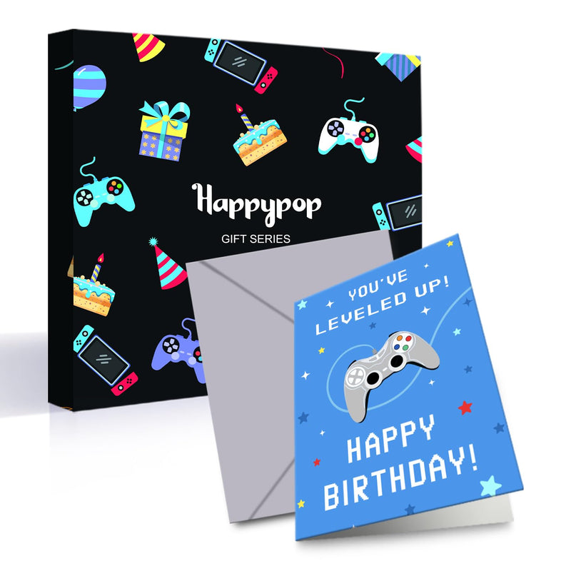 HAPPYPOP 15th Birthday Gifts Ideas for Boys - Socks for Teenager Boy Girl Age 15, Awesome Since 2010 Birthday Presents with Greeting Card