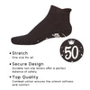 HAPPYPOP 50th Birthday Gifts for Him Her - Gift for Guys Women in Their 50s, 50 Year Old Socks for Men Women, Gifts for 50 Year old In Black