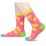 Duck Gifts For Men Women - Duck Socks Xmas Stocking Stuffers For Mom Dad, Santa Socks For Christmas