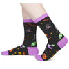 Halloween Gifts Ideas Socks - Spooky Gifts for Men Women Witch Gifts, Horror Gifts for Man Woman 2 Pack