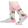 Funny Golden Retriever Gifts for Women Men - Novelty Golden Retriever Socks Silly Fun Socks