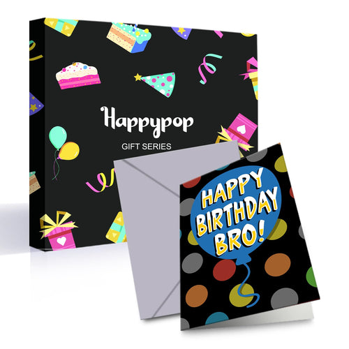 HAPPYPOP 15th Birthday Gifts Ideas for Boys - Socks for Teens Age 15, Presents for 15 Year Old Teen Boys, Birthday Gift Box with Greeting Card