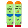 Funny Roller Skate Socks - Roller Skating Socks Skater Socks, Roller Skate Gifts Roller Skating Gifts Skater Gifts For Women Men