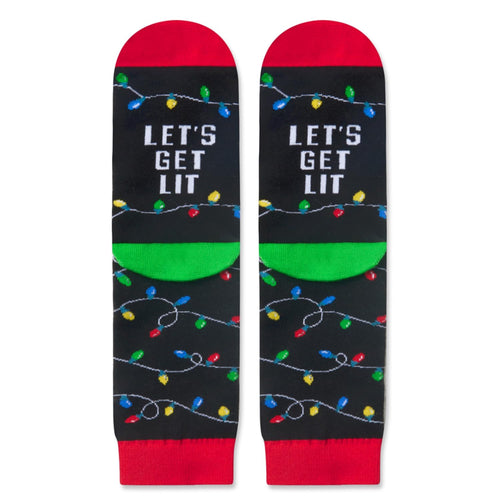 Christmas Gifts Stocking Socks For Boys Girls - Elf Dinosaur Socks Light Up Redeer Socks For Kids