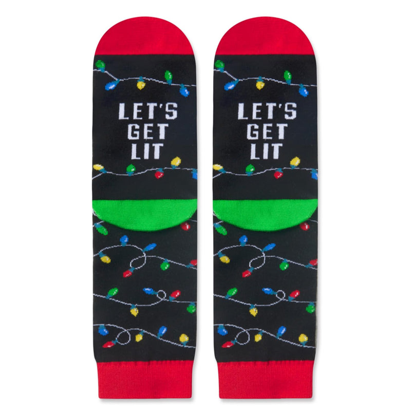 Christmas Gifts Stocking Socks For Boys Girls - Elf Dinosaur Socks Light Up Redeer Socks For Kids