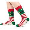 Christmas Gifts Stocking Socks for Women -Elf Socks Elf Stockings for Men, Xmas Stocking Stuffers