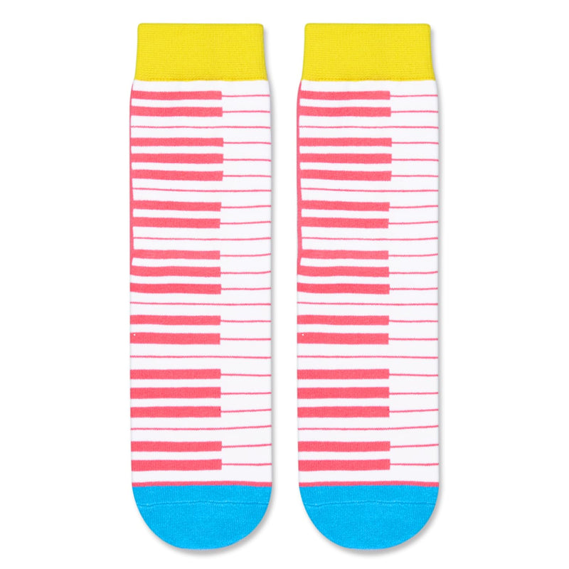 Piano Gifts for Girls Boys - Funny Music Gifts for Kids, Music Lovers Piano Socks 7-9 Years