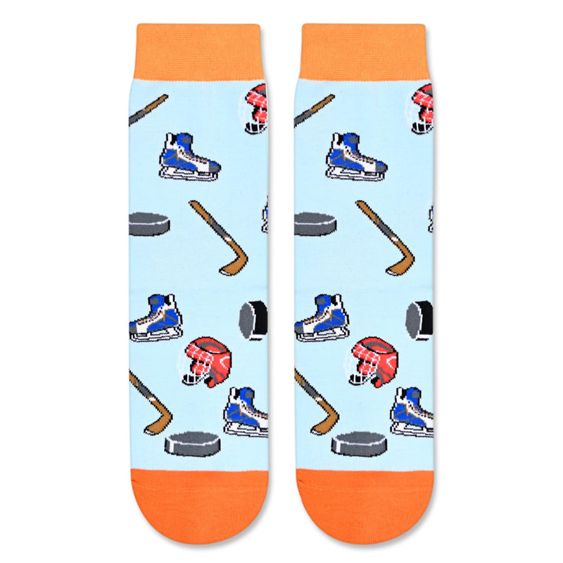 7th-12th Birthday Gift Ideas for Boys - Kids Novelty Socks, Hockey Gifts for Boys