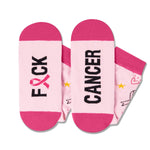 HAPPYPOP Breast Cancer Awareness Socks For Women - Breast Cancer Gifts Chemo Gifts Breast Cancer Awareness Gifts