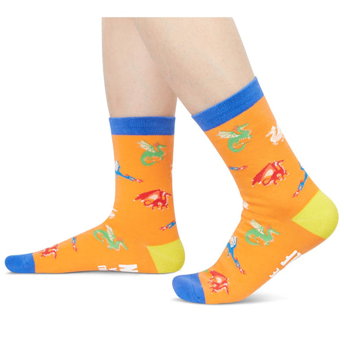Dragon Gifts for Women Men, Dragon Socks Funny Socks