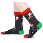 Christmas Gifts Stocking Socks for Women Men - Xmas Stocking Stuffers for Teens, Secret Santa Snowmen Socks for Dad 2 Pack