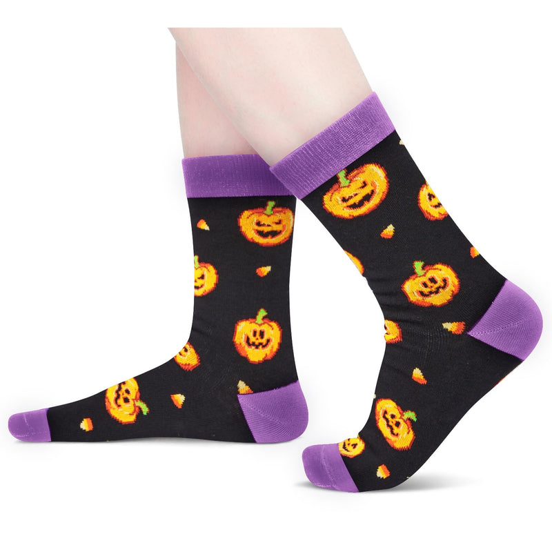 Halloween Gifts Halloween Socks Men Women - Pumpkin Socks Gifts for Pumpkin Lovers