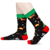 Christmas Gifts Stocking Socks for Male Female - Christmas Socks Dinosaur Socks for Teens