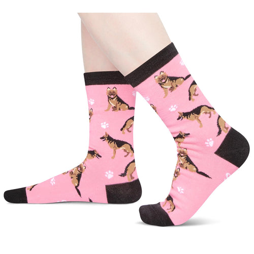 Funny German Shepherd Socks for Girls - Crazy German Shepherd Gifts Silly Fun Weird Gifts