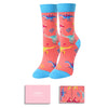 Funny Dinosaur Gifts for Girls - Novelty Dinosaur Socks Dino Socks Kids Socks Socks for Girls 4-7 Years