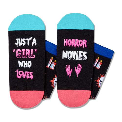 Horror Movie Gifts for Movie Lovers - Scary Movie Gifts for Movie Lovers Women Teen Girls, Horror Scary Gifts, Movie Socks