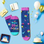 22nd Birthday Gifts Ideas Socks - Gifts for 22 Year Old Woman Man, Best Gifts for 22 Year Old Male Female