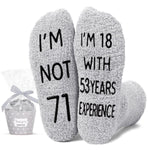 71st Birthday Gift Ideas for Men - Socks for 71 Year Old Birthday, Gifts For Old Men in their 71s