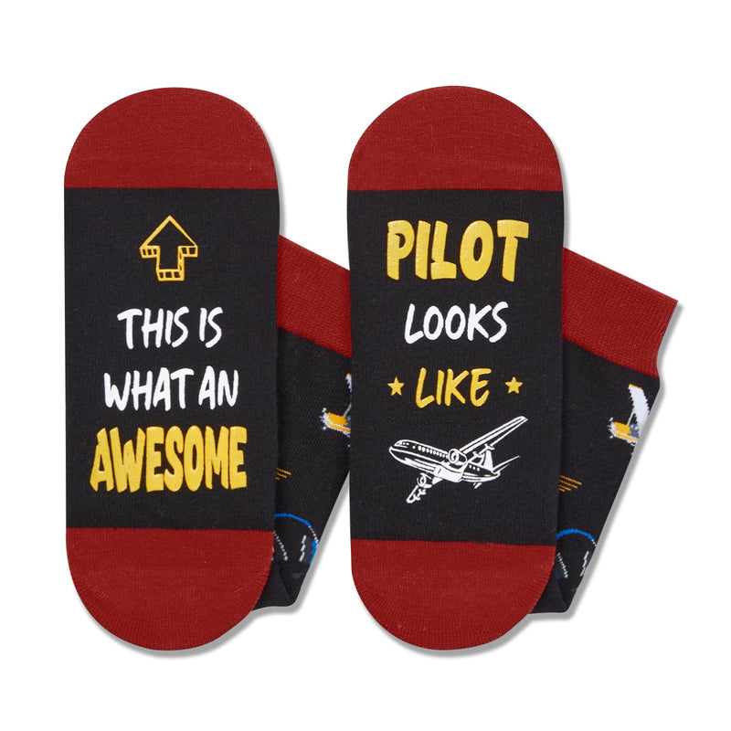 Pilot Gifts Air Traffic Controller Gifts - Airplane Gifts, Pilot Socks For Men Airplane Socks